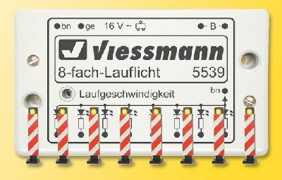 H0 Warnbaken+ Laufl., 8Stueck - Viessmann 5040 Spur H0