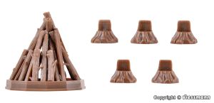H0 Lagerfeuer - Vollmer 43667 Spur H0