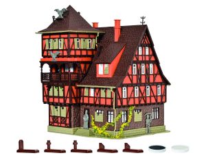 H0 Villa Vampir mit Farbtable - Vollmer 43679 Spur H0