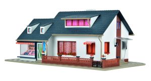 H0 Wohnhaus mit Ladengesch�ft - Vollmer 43723 Spur H0