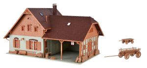 H0 Bauernhaus mit Remise - Vollmer 43744 Spur H0