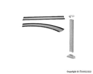H0 Set Brueckenauff. bis 12cm - Vollmer 44547 Spur H0