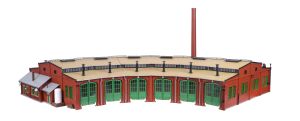 H0 Ringlokschuppen sechsst�nd - Vollmer 45758 Spur H0