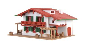 N Chalet Edelweiss m. Carport - Vollmer 47754 Spur N