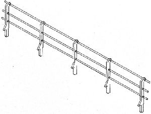 Stangengel.f.Ufermauern40St.H - Weinert 3253 Spur H0