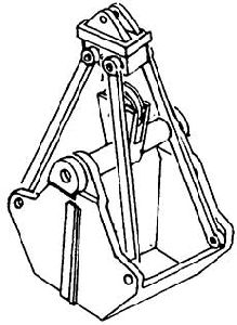 Baggerschaufel, Messingguss - Weinert 4383 1:87