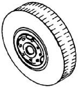 Einfachreifen z.B. Bagger 4St - Weinert 4398 1:87