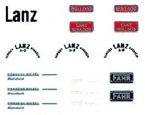 Besch.f.Traktoren Lanz u.a. - Weinert 4424 1:87