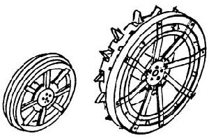 Satz Lanz Speichenr�der Nsgus - Weinert 4430 1:87