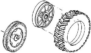 Satz Speichenhinterr.+Vorderr - Weinert 4460 1:87