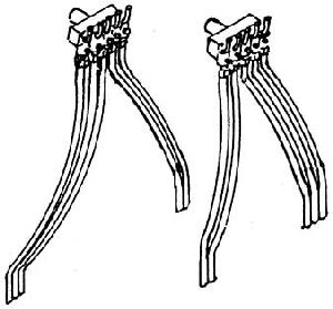 Sandfallrohre BR85       2Paa - Weinert 8184 Spur H0