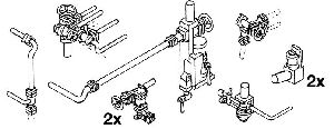 Satz Ventile BR 86 - Weinert 8192 Spur H0