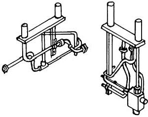 Leitungen u.F�hrerh. BR 55 2S - Weinert 8233 Spur H0