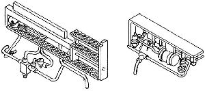Armaturen rechte Seite BR01.1 - Weinert 8237 Spur H0