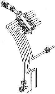 Dampfentnehmestut. BR44 DR-�L - Weinert 8242 Spur H0