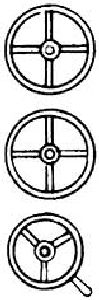 Handr�der, ge�tzt,f.Diesellok - Weinert 8265 Spur H0