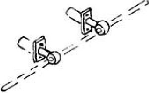 Griffstangenhalter - Weinert 8463 Spur H0