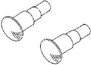 Federpuffer,Elefantenf.4,3 4S - Weinert 8594 Spur H0