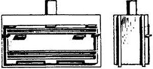 Batteriekasten klein Wei�met. - Weinert 86802 Spur H0