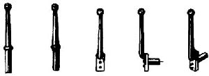 Griffst.f.L�nderbahnloks  je - Weinert 87511 Spur H0