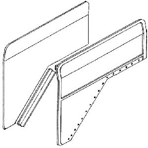 Windleitbleche Bauart Wagner - Weinert 8909 Spur H0