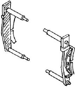 Einheitsbremsbacken - Weinert 8931 Spur H0