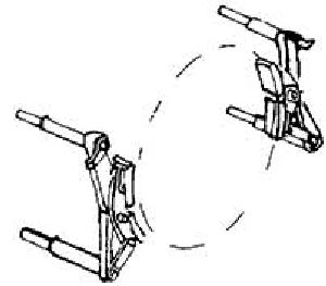 Bremsbacken, 16,5-17,5 mm Dm. - Weinert 8935 Spur H0