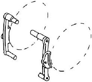 Bremsen f.Schmalspurloks 3Paa - Weinert 8942 Spur H0