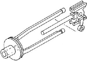 Kreuzkopf m.Gleitb.f.Mallet 1 - Weinert 92014 Spur H0