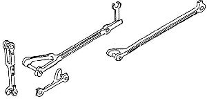 Voreilhebel usw.f�r BR85   je - Weinert 92021 Spur H0
