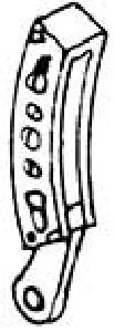 Einheitsschwinge BR86    2Stc - Weinert 9204 Spur H0