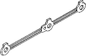 Kuppelstangen V 20 - Weinert 9208 Spur H0