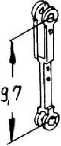Voreilhebel BR 71 - Weinert 9218 Spur H0