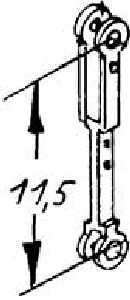 Voreilhebel BR 78 - Weinert 9219 Spur H0