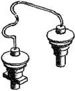 Druckluft-Durchf�hrungs-Iso.2 - Weinert 95520 Spur H0
