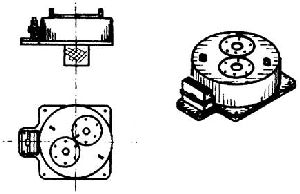 Hauptschalter f�r Elloks WM1S - Weinert 95530 Spur H0