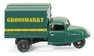 Goli-Dreirad Grossmarkt - Wiking 084109 1:87