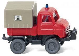 Feuerwehr - Unimog U 411 - Wiking 097202 1:160