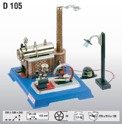 Dampfmaschine Licht-Edition - Wilesco 105 -