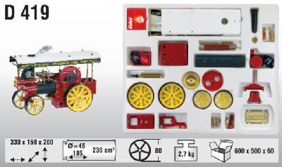 Showman`s Engine Bausatz D409 - Wilesco 419 -