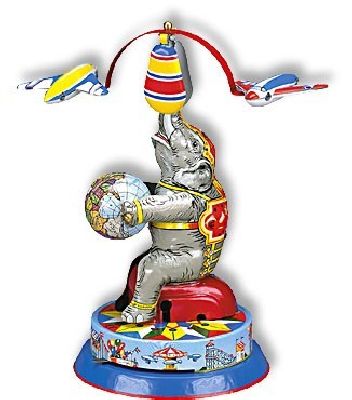 Elefant mit 2 Fliegern - Wilesco 10260 -