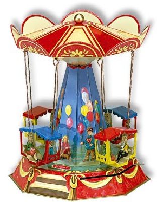Nostalgie-Karussell Aufzugsw. - Wilesco 10600 -