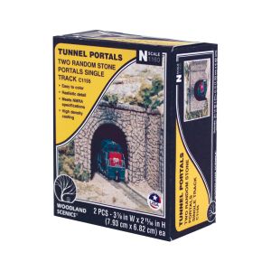 N Tunnelportal eingl., Bruchstein - Woodland WC1155 allgemein