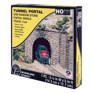 H0 Tunnelportal eingl., Bruchstein - Woodland WC1255 allgemein