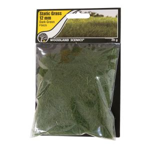 12mm Static Grass Dark Green - Woodland WFS625 allgemein