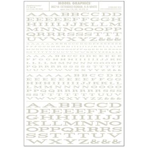 Buchstaben- ausgedehnt- wei� - Woodland WMG716 allgemein