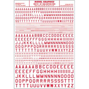 Buchstaben- amerikanischer Typ - Woodland WMG741 allgemein