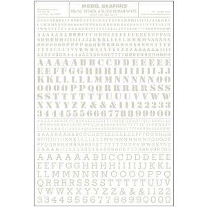 Buchstaben- Schablonen und Block - Woodland WMG752 allgemein