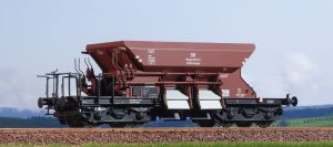 Dienstschotterwagen 266 DB III Wuppertal 2541, 25 m� - Wunder 06013 Spur 0