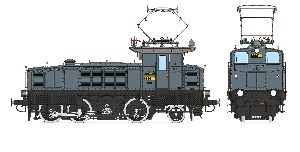 E-Lok E 60 09 DRG, blaugrau/schwarz Ep.IIb M�nchen Hbf - Wunder 13037 Spur 1